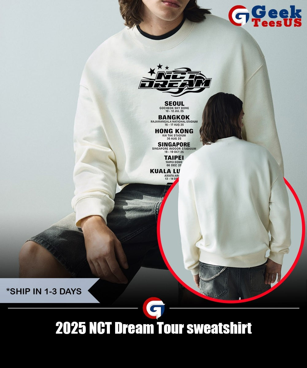 2025 NCT Dream Tour shirt