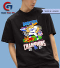 2025 NL West Division Champions Los Angeles Dodgers mascot Victory shirt
