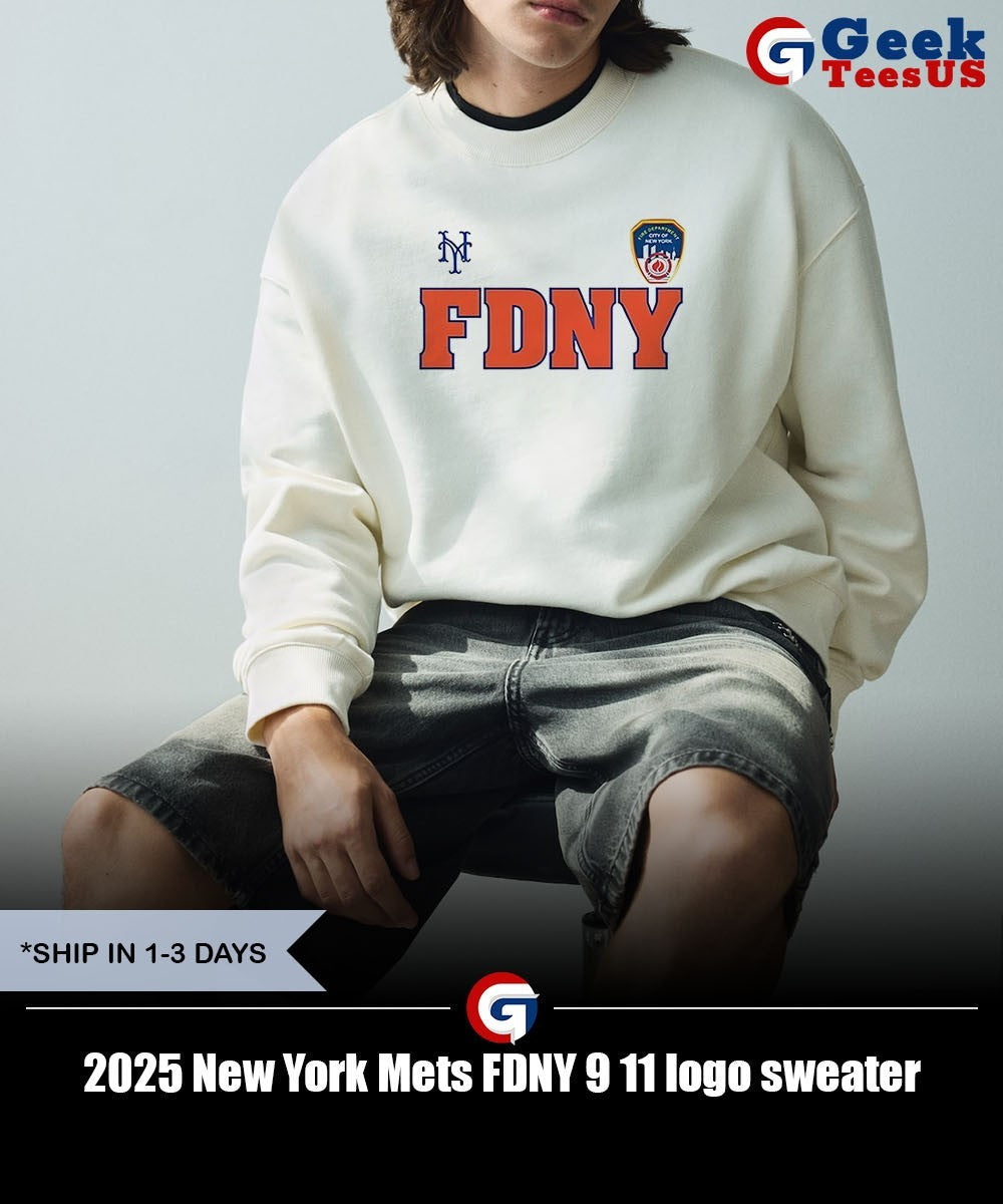 2025 New York Mets FDNY 9 11 logo shirt