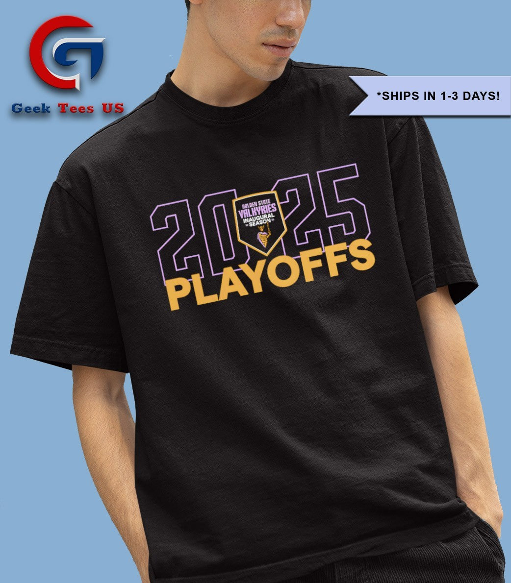 2025 Playoffs Golden State Valkyries WNBA Inaugural Season logo shirt