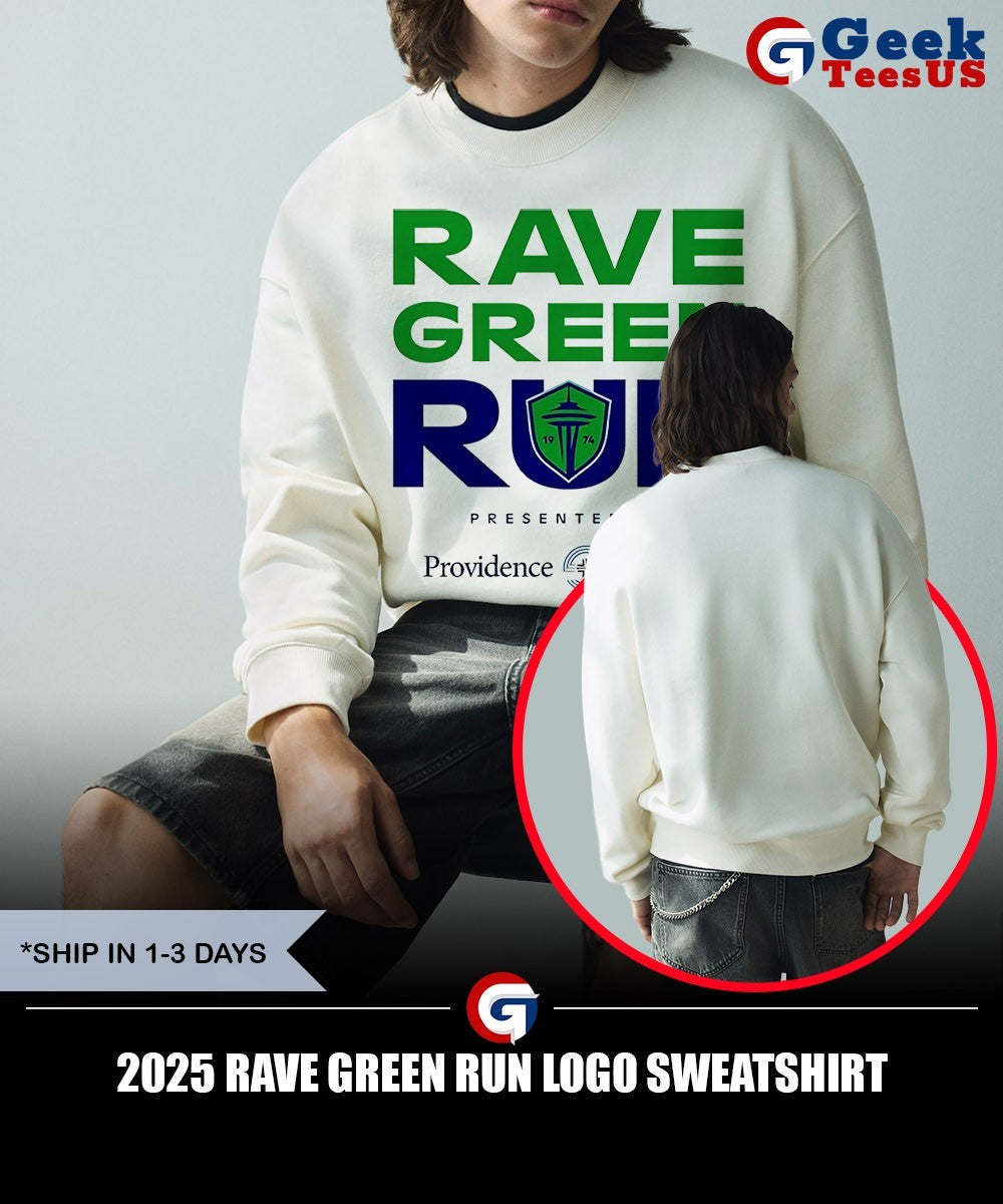 2025 Rave Green Run logo shirt