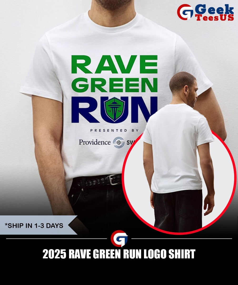 2025 Rave Green Run logo shirt