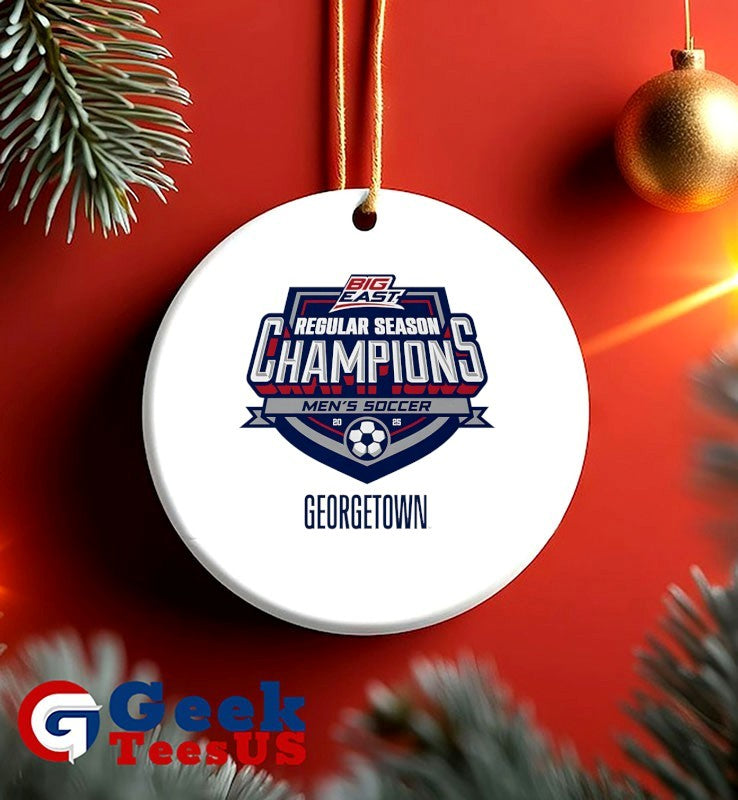 2025 Regular Season Champions Big East Georgetown Men’s Soccer logo shirt