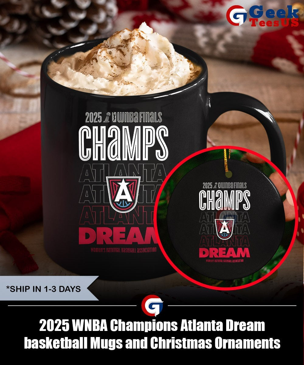 2025 WNBA Champions Atlanta Dream basketball shirt