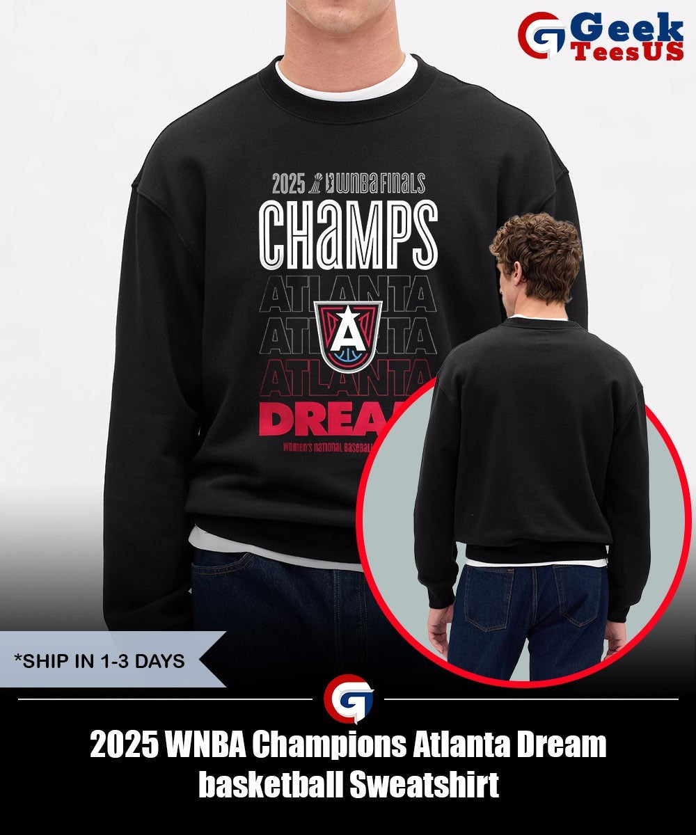 2025 WNBA Champions Atlanta Dream basketball shirt