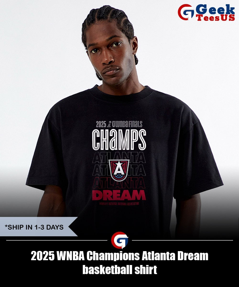 2025 WNBA Champions Atlanta Dream basketball shirt