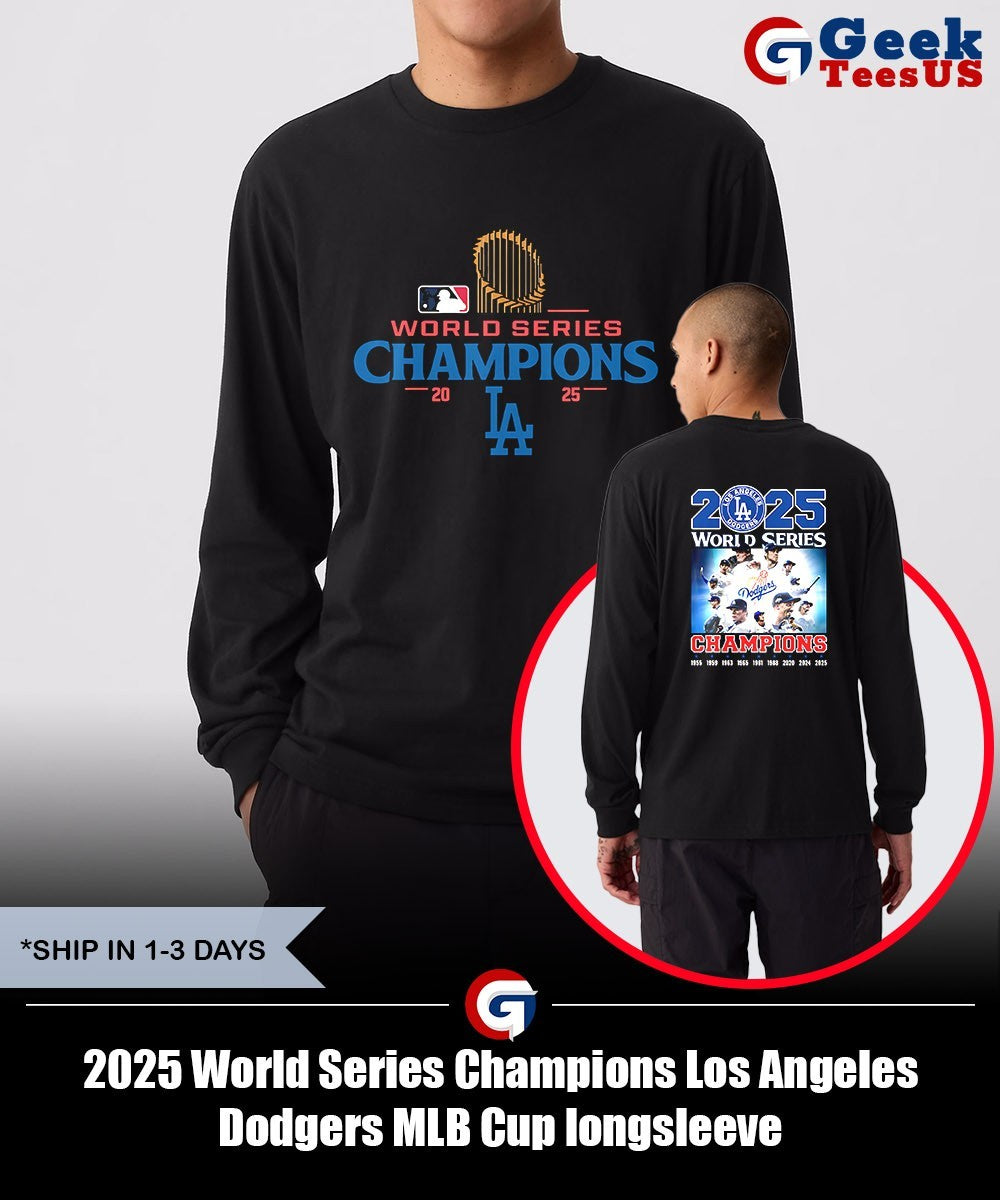 2025 World Series Champions Los Angeles Dodgers MLB Cup shirt
