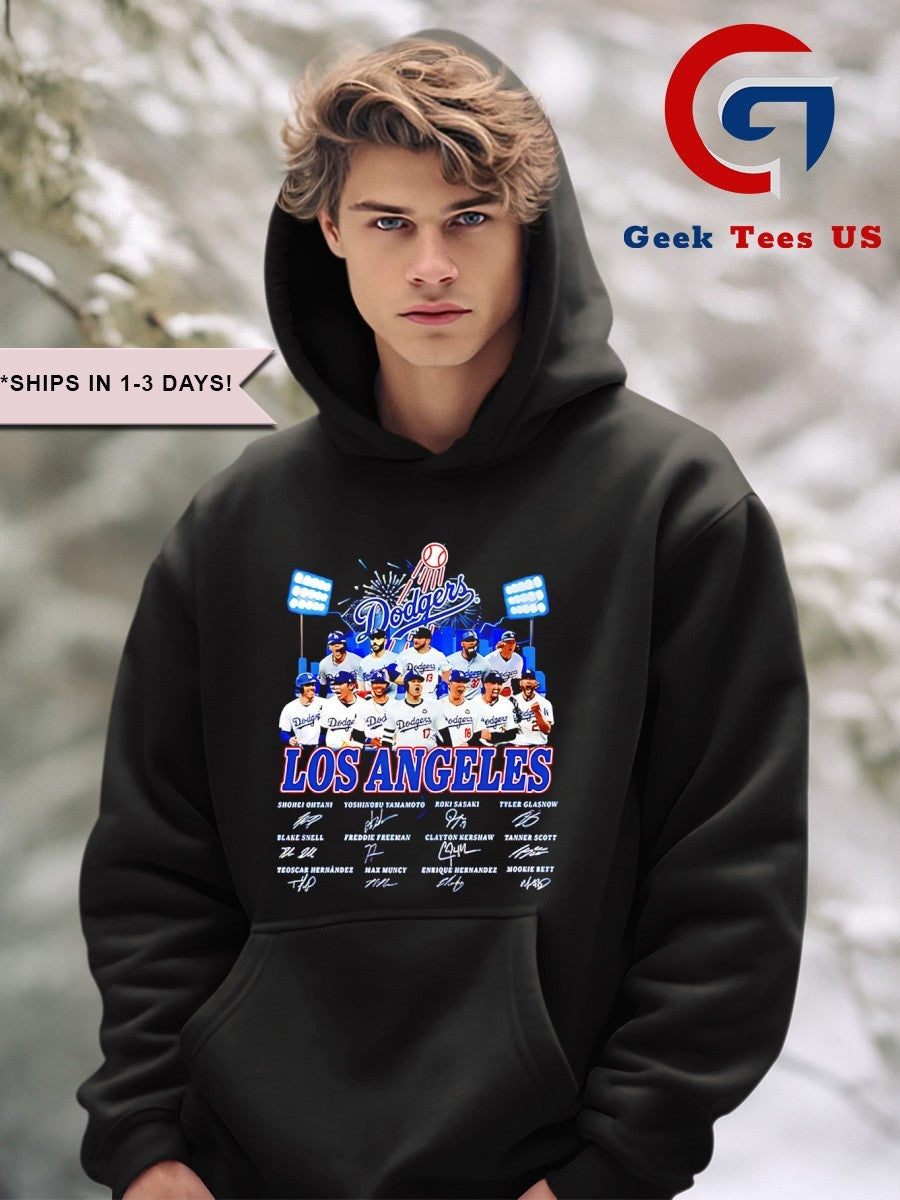 2025 World Series NLCS Champions Los Angeles Dodgers MLB signature shirt