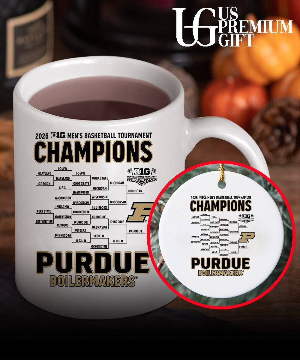 2026 Big Ten Men’s Basketball Tournament Champions Purdue Boilermakers Bracket shirt