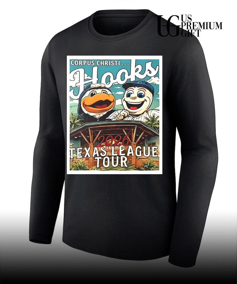2026 Corpus Christi Hooks Opening Night Texas League Tour shirt