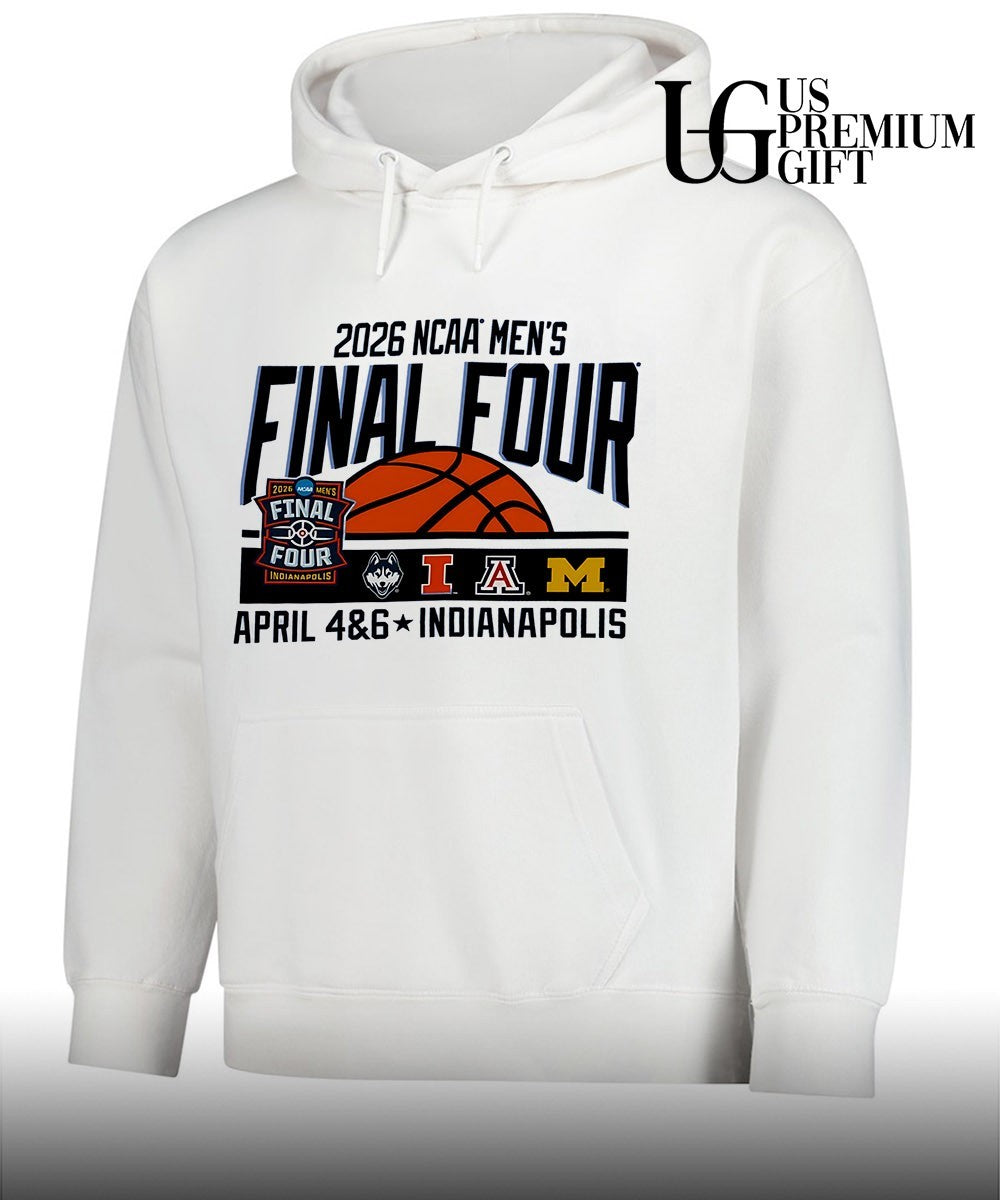 2026 Final Four NCAA Men’s basketball 4 Team April Indianapolis shirt