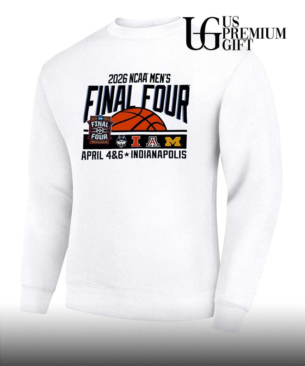2026 Final Four NCAA Men’s basketball 4 Team April Indianapolis shirt