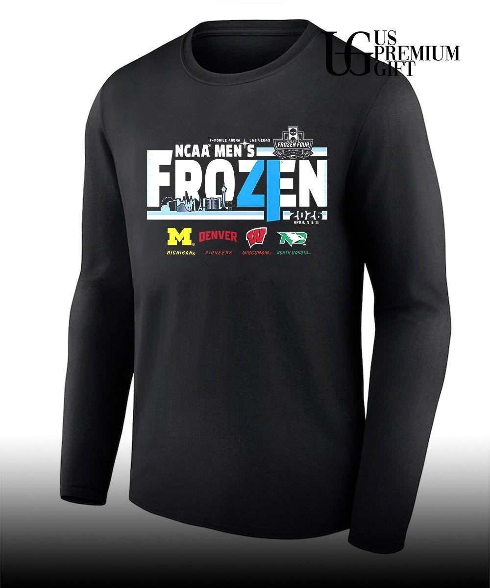 2026 Frozen Four NCAA Men’s Hockey 4 Team shirt
