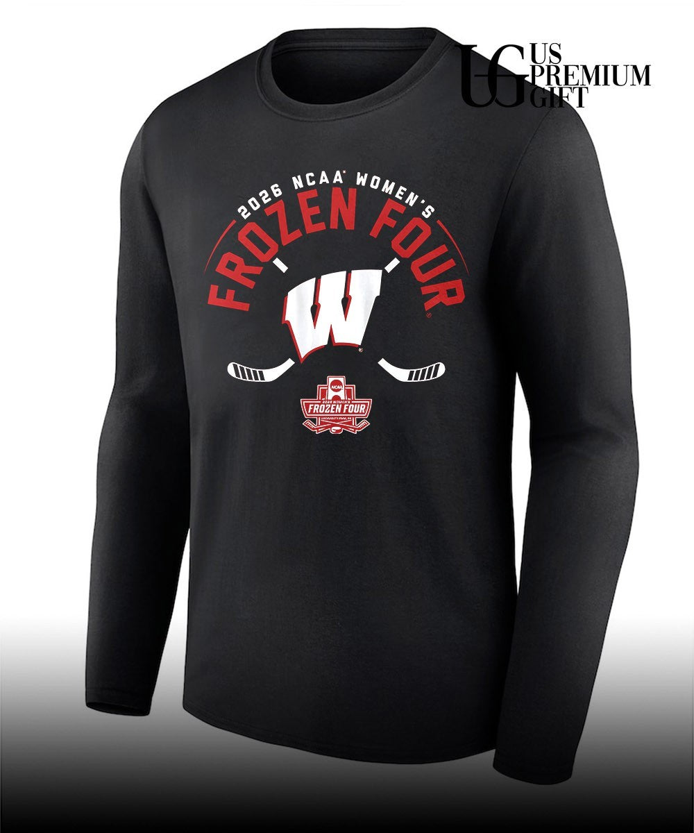 2026 Frozen Four Wisconsin Badgers NCAA Women’s Hockey shirt