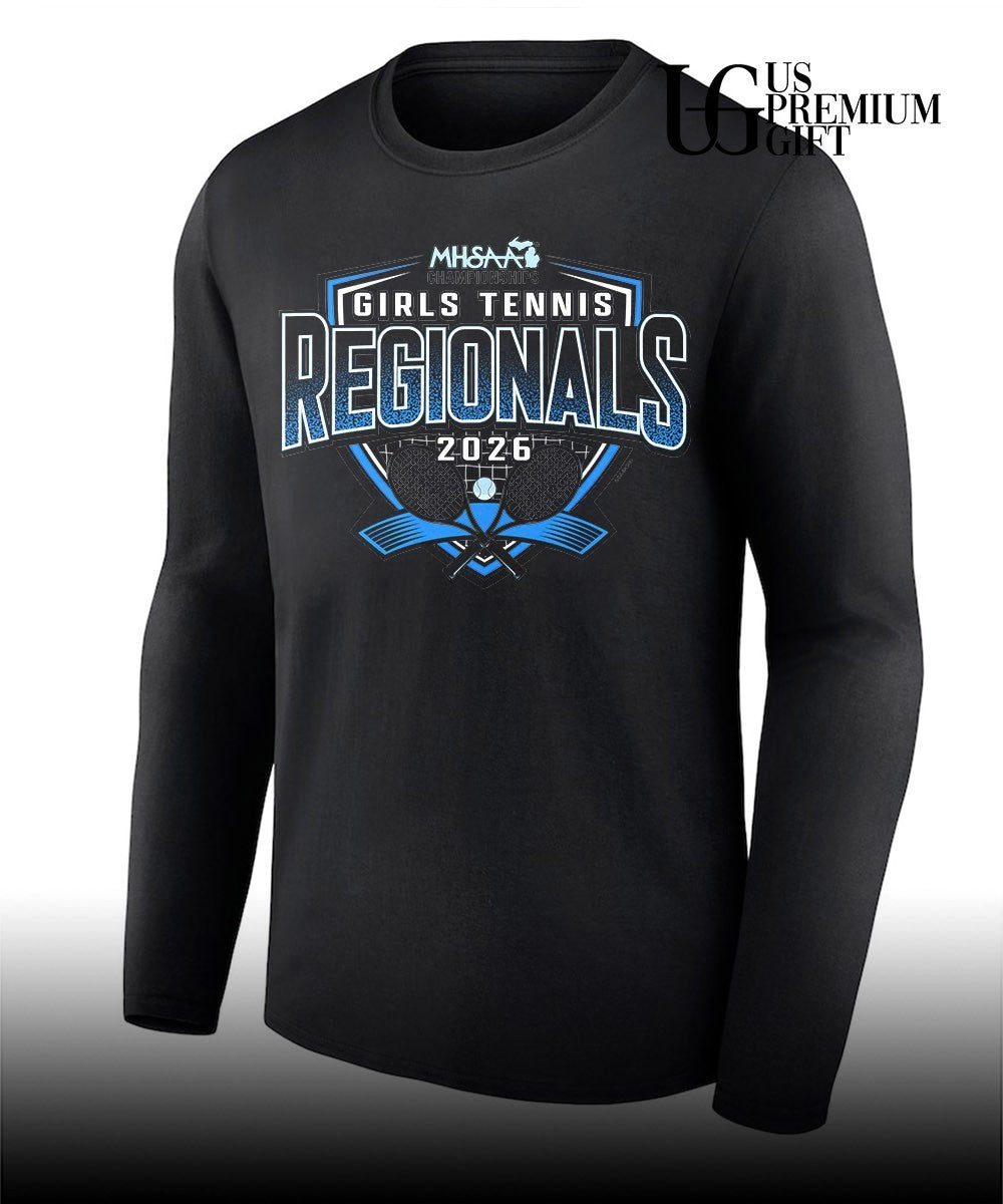 2026 MHSAA Girls Tennis Regionals shirt