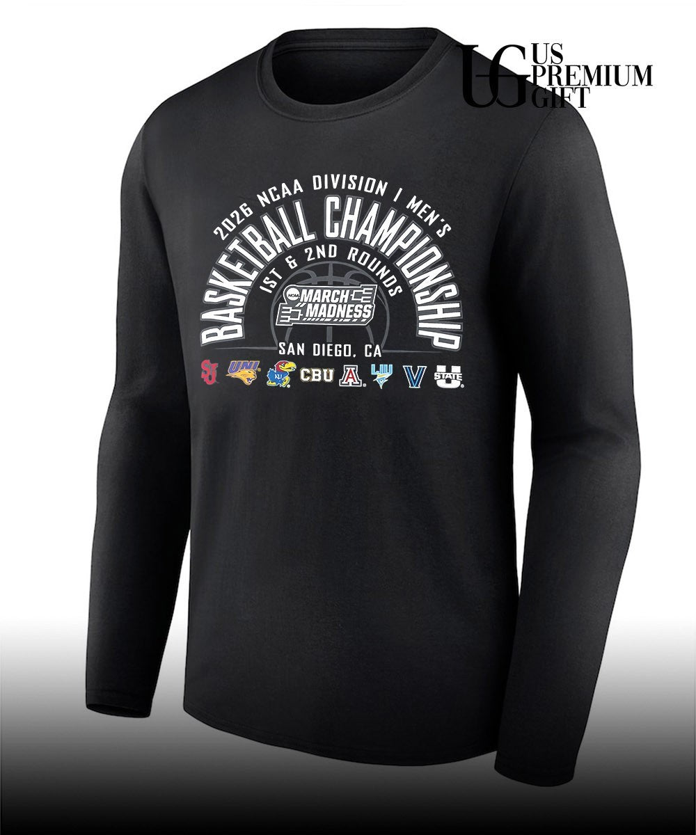 2026 March Madness NCAA Divisio I men’s basketball Championship 1St and 2Nd rounds shirt