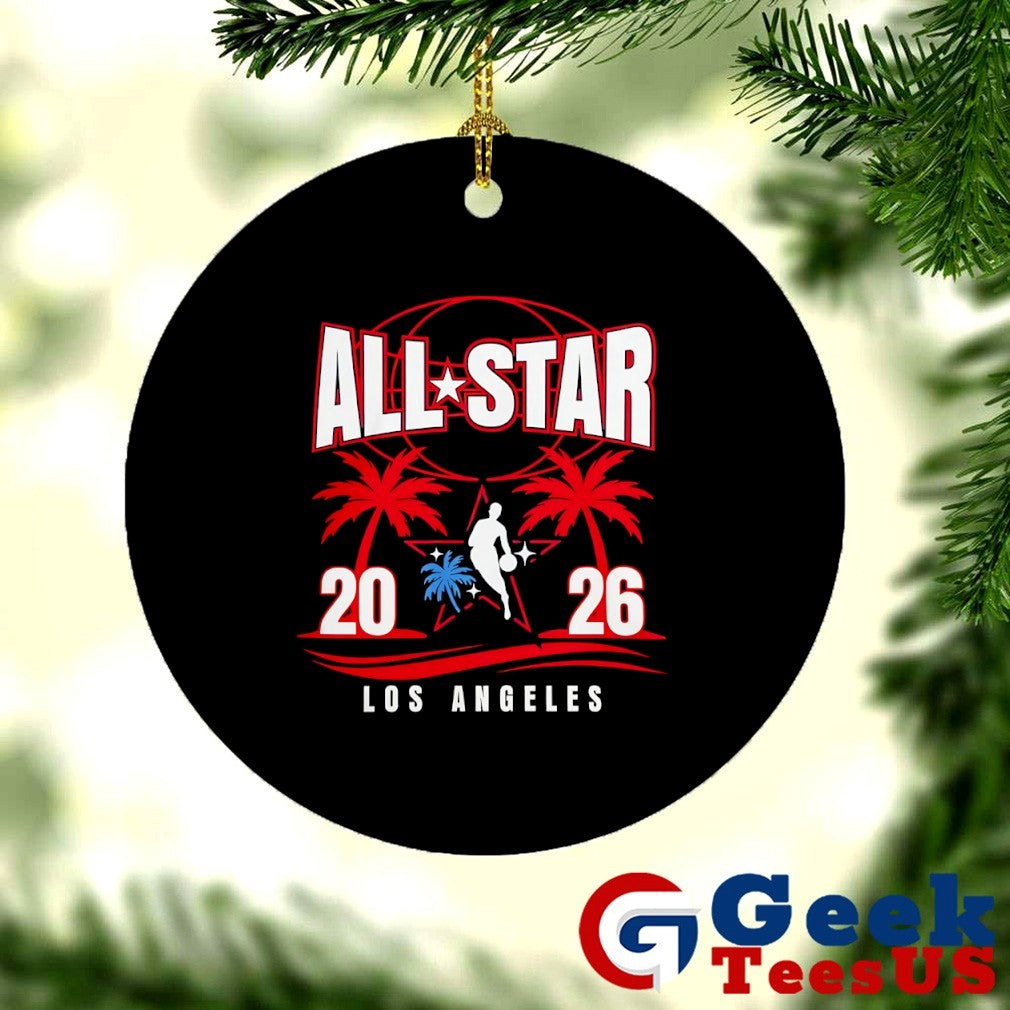 2026 NBA All-Star Los Angeles Palm Trees graphic shirt