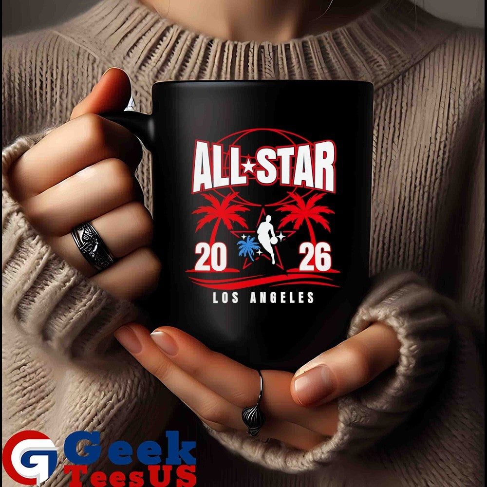 2026 NBA All-Star Los Angeles Palm Trees graphic shirt