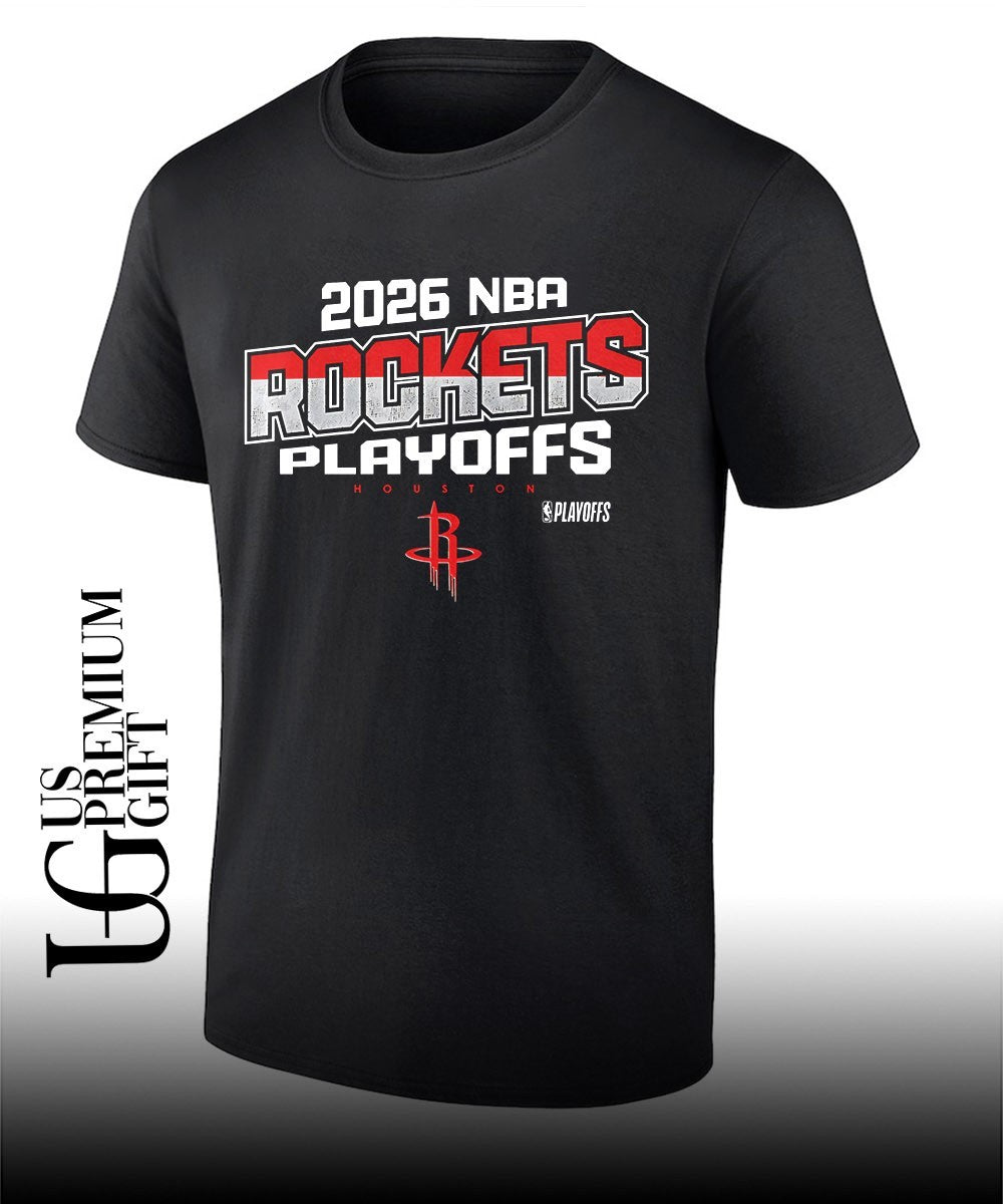 2026 NBA Playoffs Houston Rockets basketball shirt