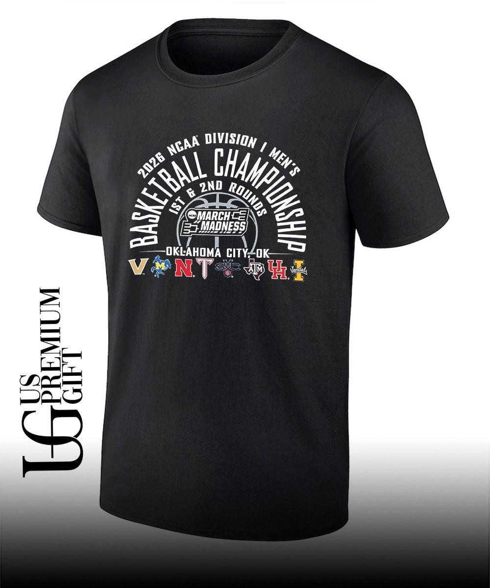 2026 NCAA D1 Men’s Basketball Championship March Madness 1St and 2 Nd Rounds Oklahoma City shirt