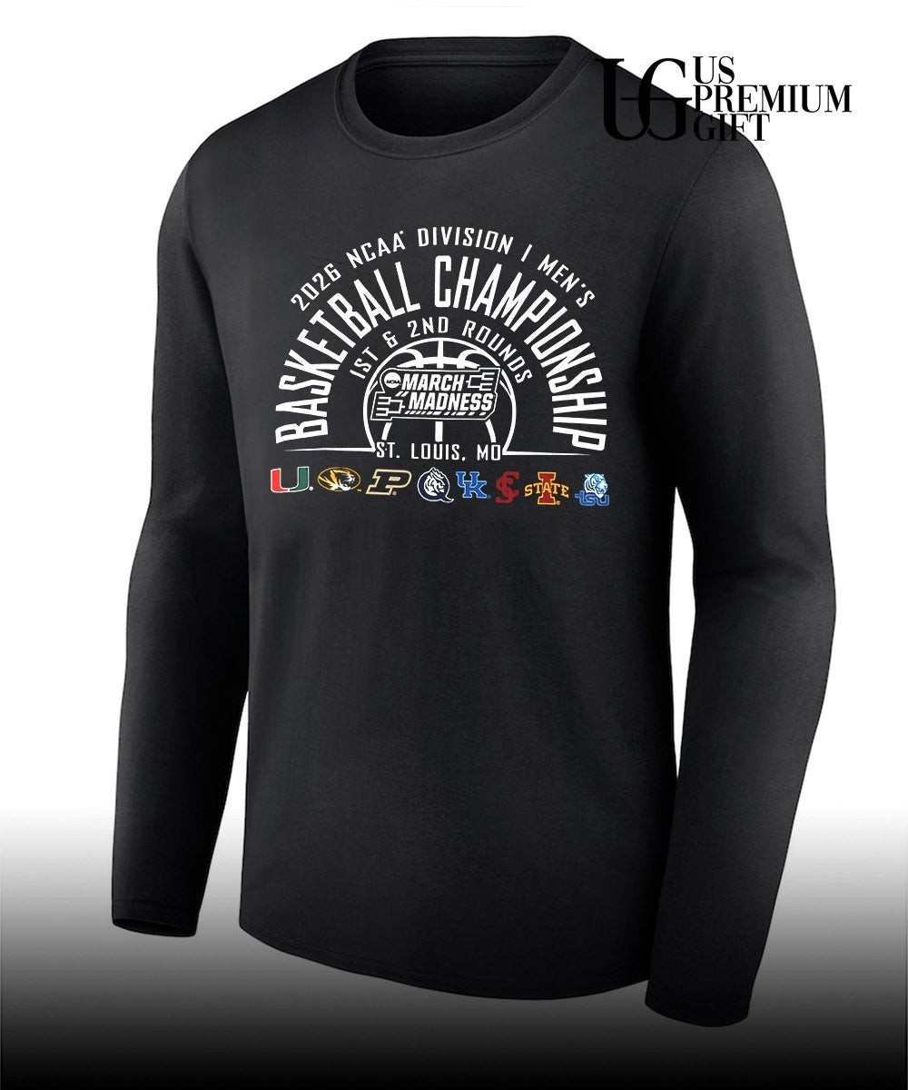 2026 NCAA D1 Men’s Basketball Championship March Madness 1St and 2 Nd Rounds St. Louis shirt