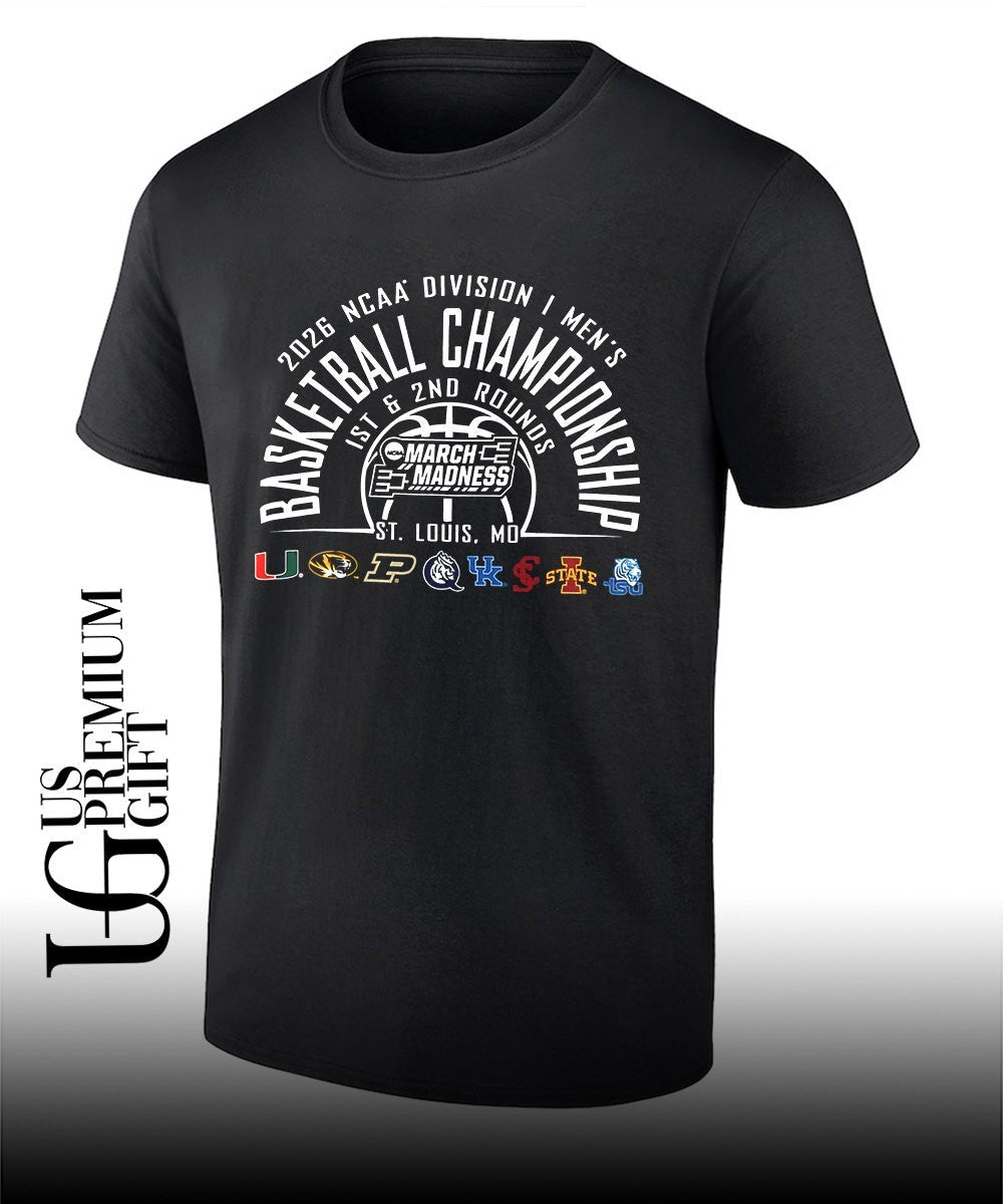 2026 NCAA D1 Men’s Basketball Championship March Madness 1St and 2 Nd Rounds St. Louis shirt