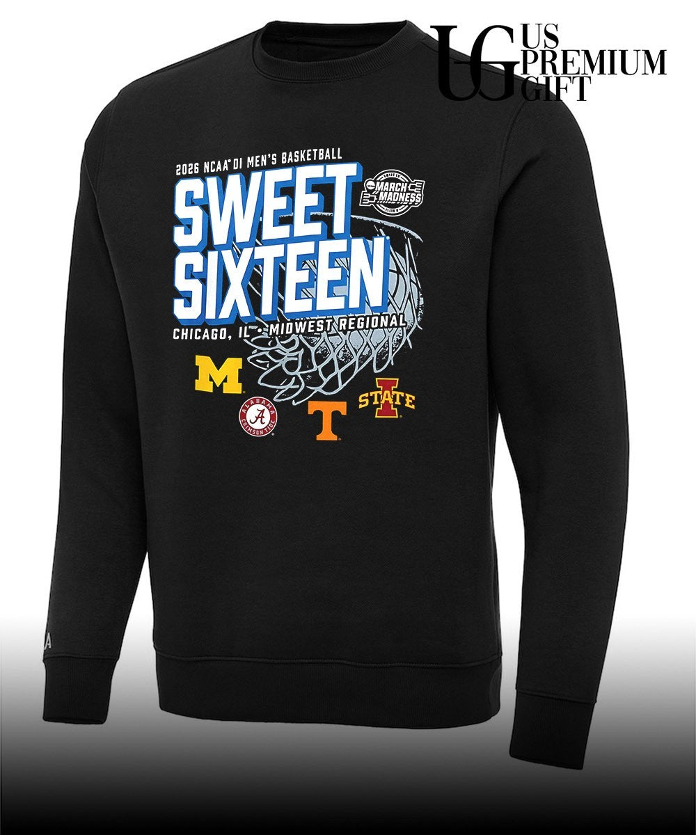 2026 NCAA D1 Men’s basketball Midwest Regional March Madness Sweet Sixteen Chicago Midwest Regional shirt