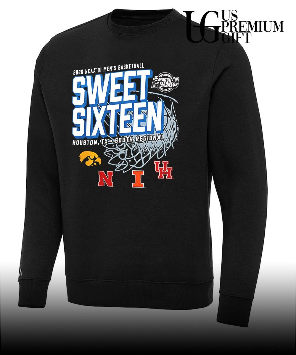 2026 NCAA D1 Men’s basketball Midwest Regional March Madness Sweet Sixteen Houston TX South Regional shirt