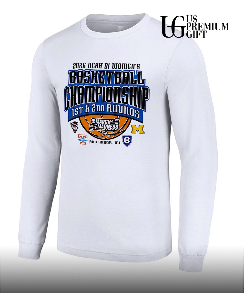 2026 NCAA D1 Women’s Basketball 1st and 2nd Rounds Marche Madness shirt