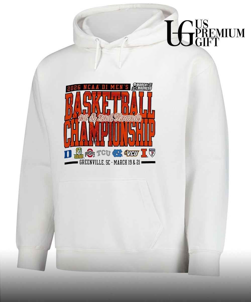 2026 NCAA DI Men’s Basketball Championship 1St and 2nd Rounds March Madness Greenville shirt
