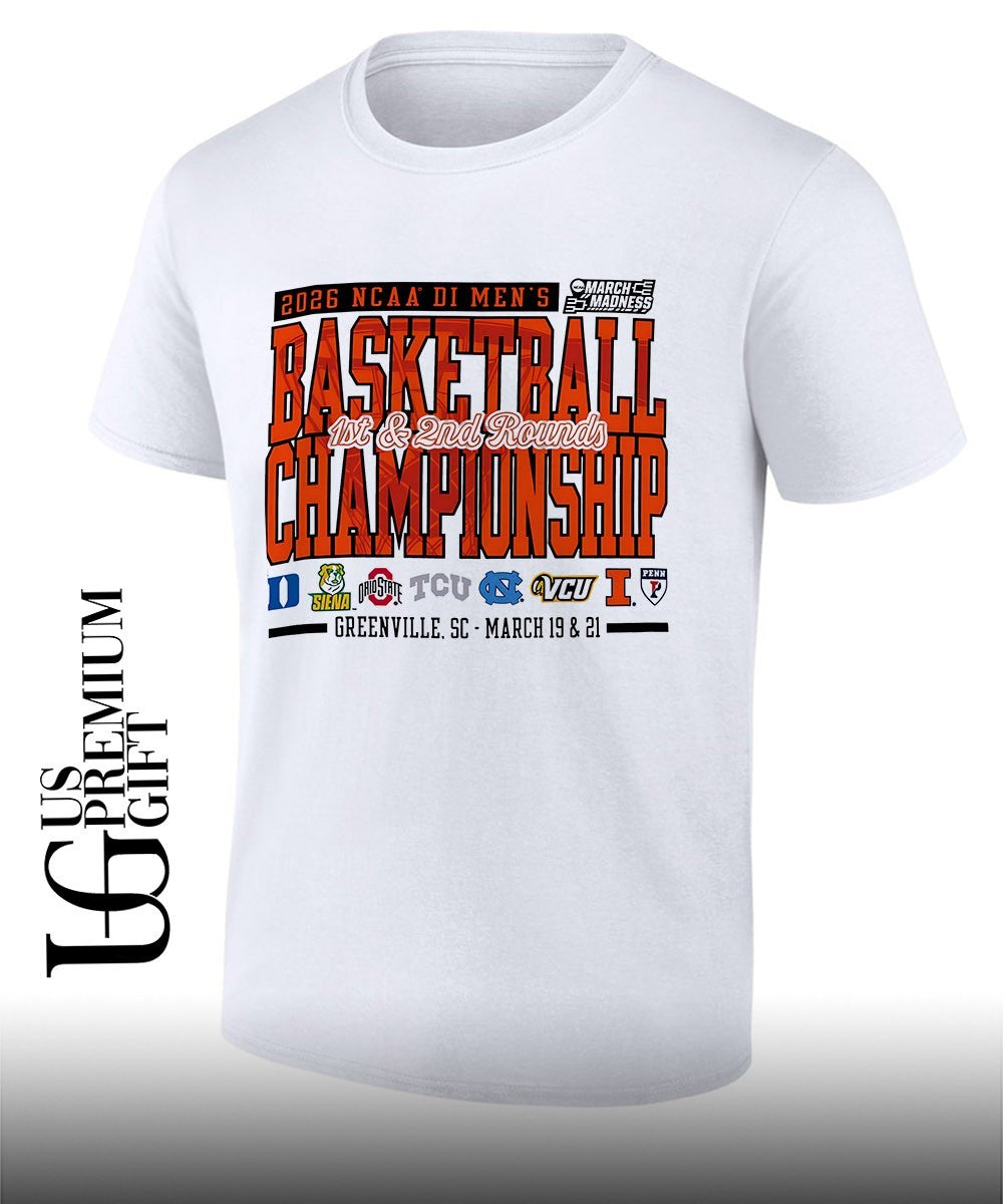 2026 NCAA DI Men’s Basketball Championship 1St and 2nd Rounds March Madness Greenville shirt
