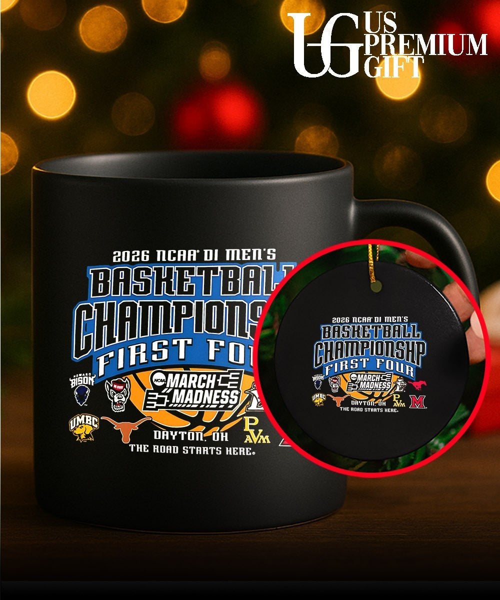 2026 NCAA DI Men’s Basketball Championship First Four March Madness The Road Starts Here shirt