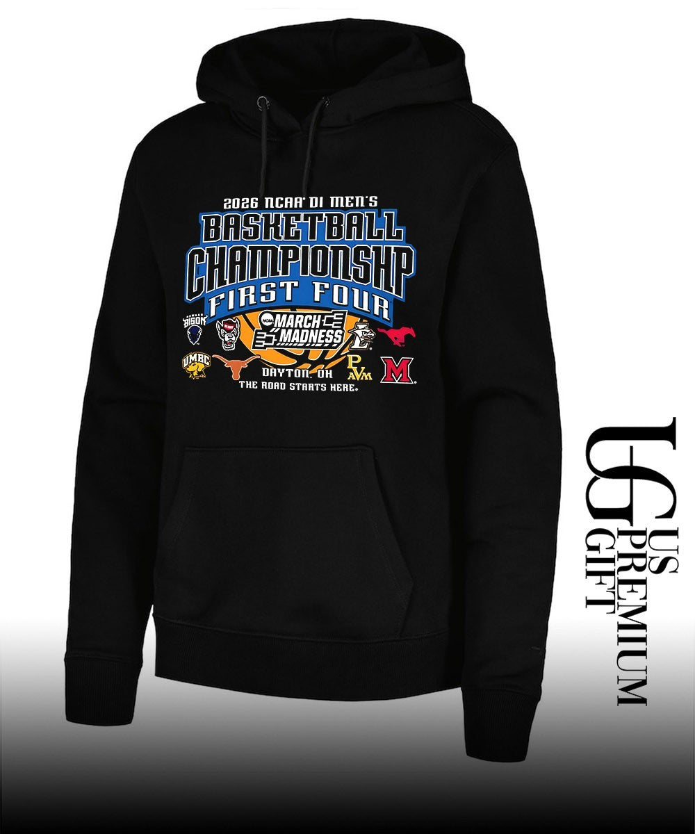 2026 NCAA DI Men’s Basketball Championship First Four March Madness The Road Starts Here shirt