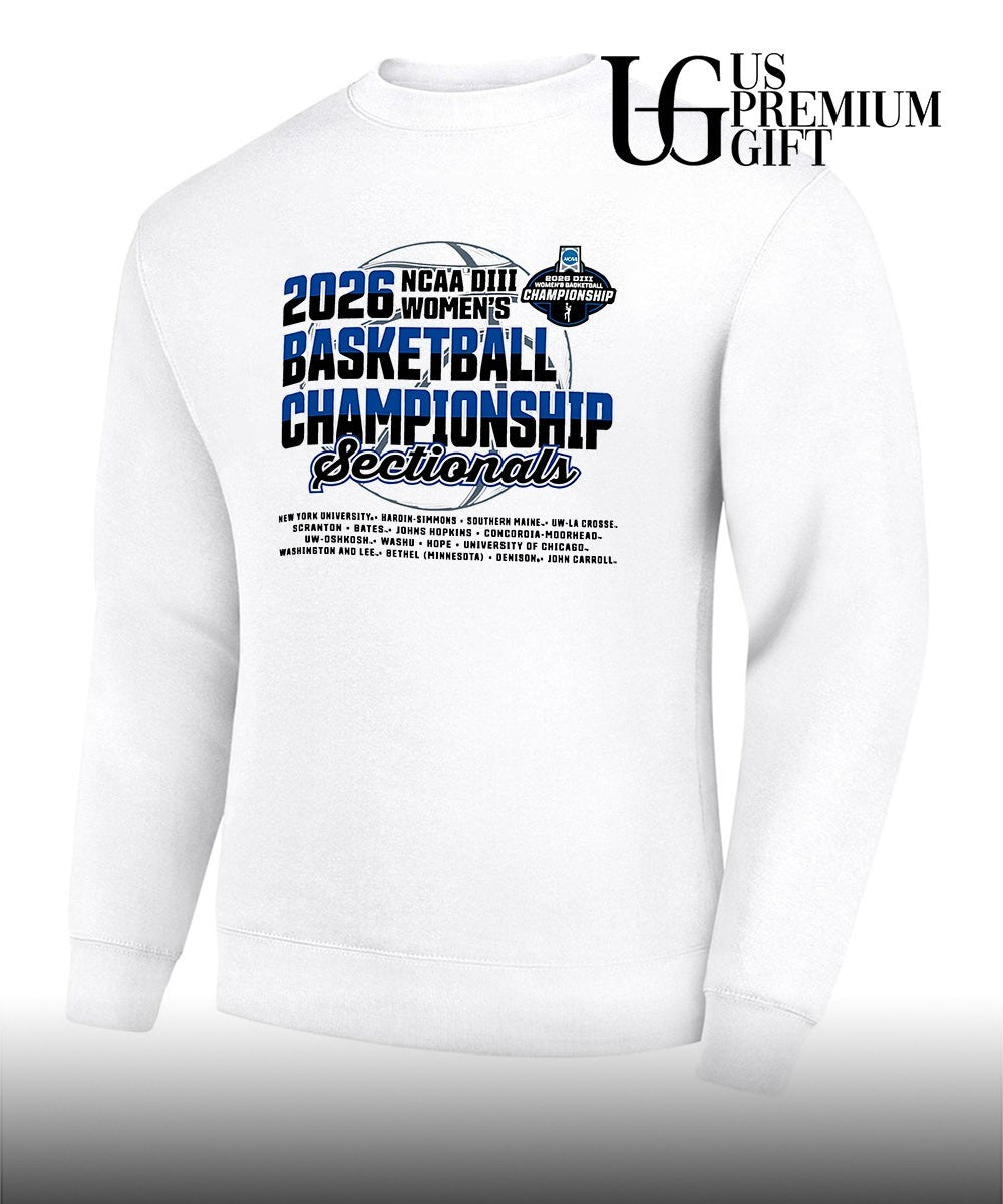 2026 NCAA DIII Women’s basketball Championship Sectionals shirt