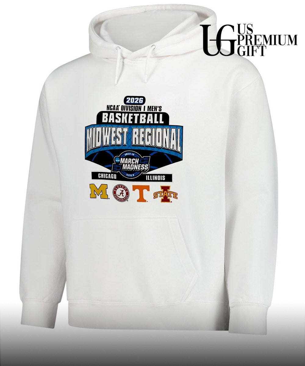2026 NCAA Division 1 Men’s basketball Midwest Regional March Madness Sweet 16 Chicago Illinois shirt