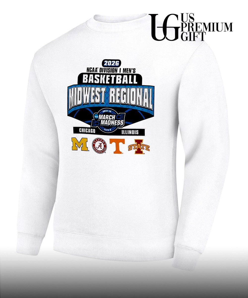2026 NCAA Division 1 Men’s basketball Midwest Regional March Madness Sweet 16 Chicago Illinois shirt