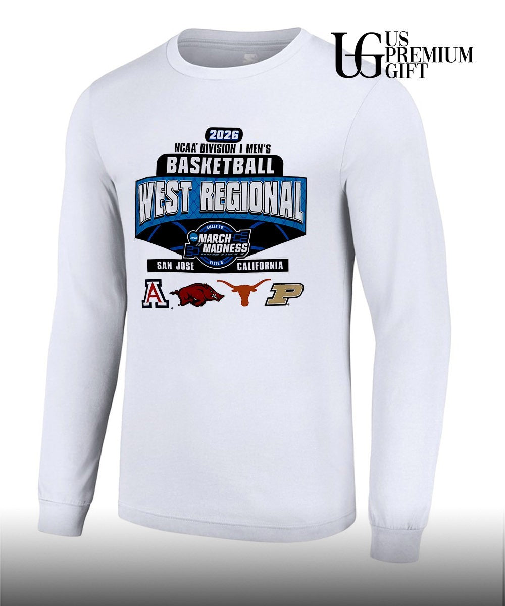 2026 NCAA Division 1 Men’s basketball Midwest Regional March Madness Sweet 16 San Jose California shirt