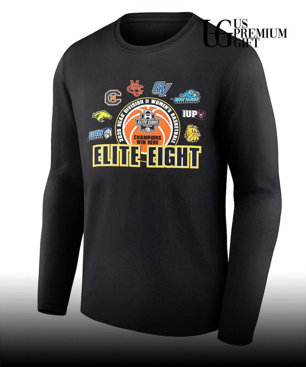 2026 NCAA Division II Women’s Basketball Elite Eight logo shirt