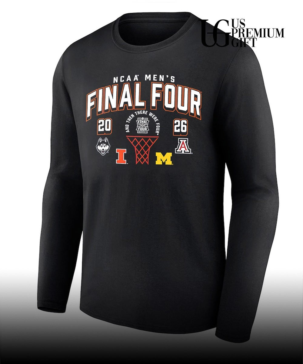 2026 NCAA Men’s Final Four And Then There Were Four 4 Team logo shirt