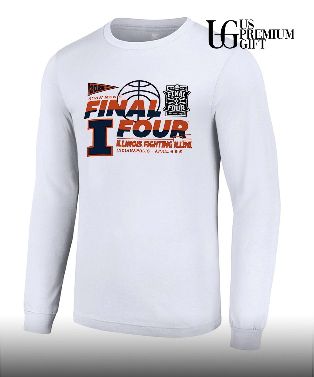 2026 NCAA Men’s Final Four Illinois Fighting Illini basketball shirt