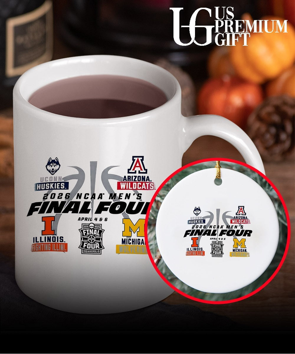 2026 NCAA Men’s Final Four basketball 4 Teams shirt