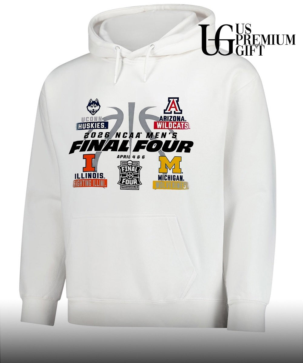 2026 NCAA Men’s Final Four basketball 4 Teams shirt