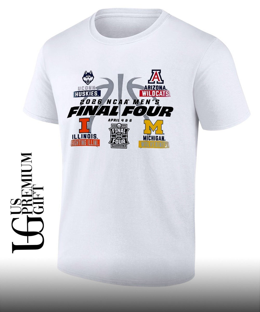 2026 NCAA Men’s Final Four basketball 4 Teams shirt