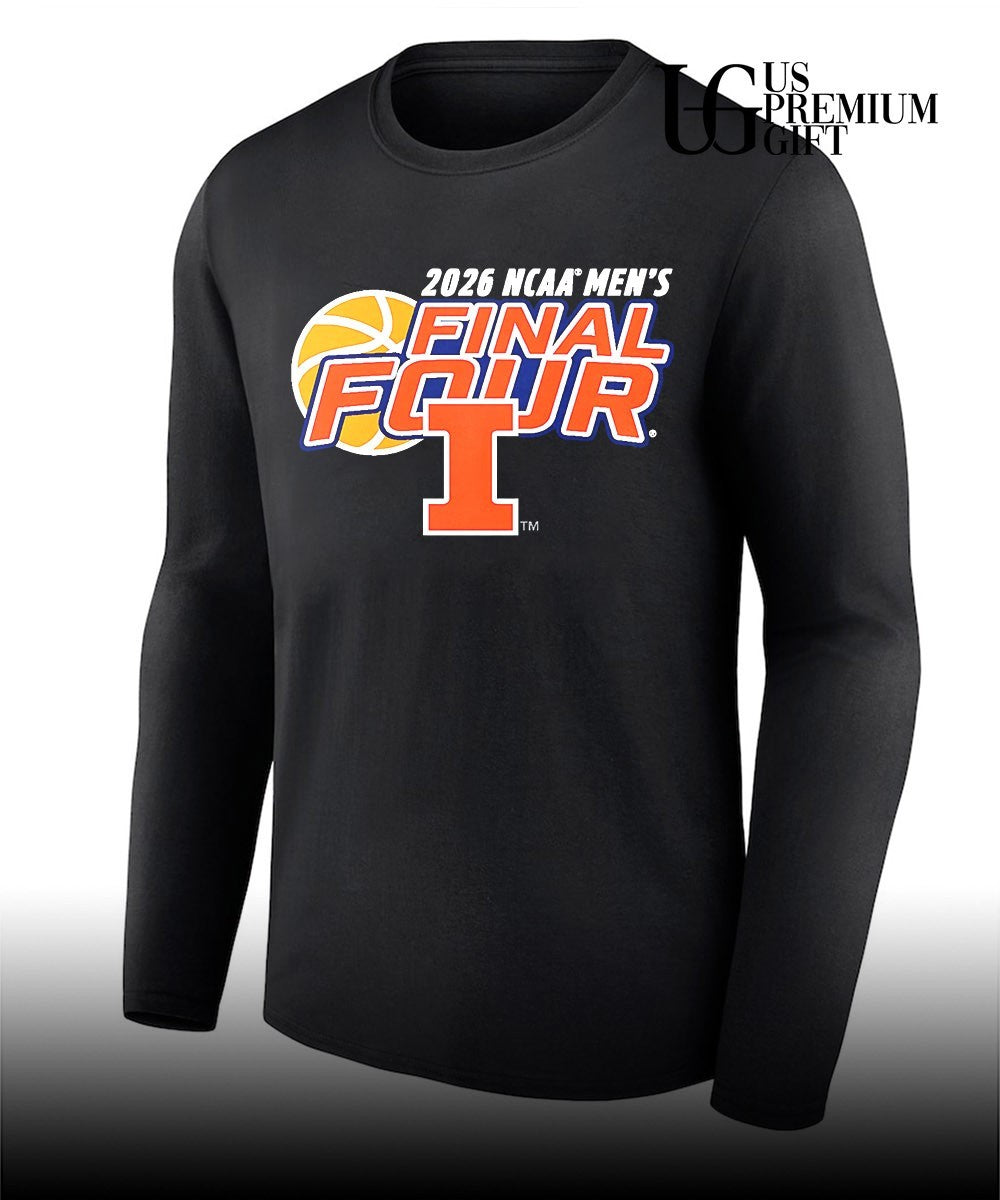 2026 NCAA Men’s Illinois Fighting Illini basketball Final Four shirt
