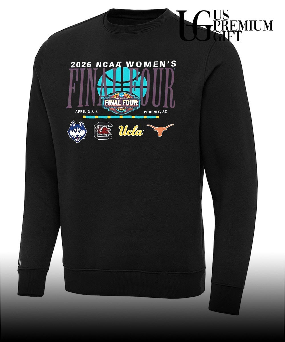 2026 NCAA Women’s Final Four NCAA 4 Team Phoenix logo shirt