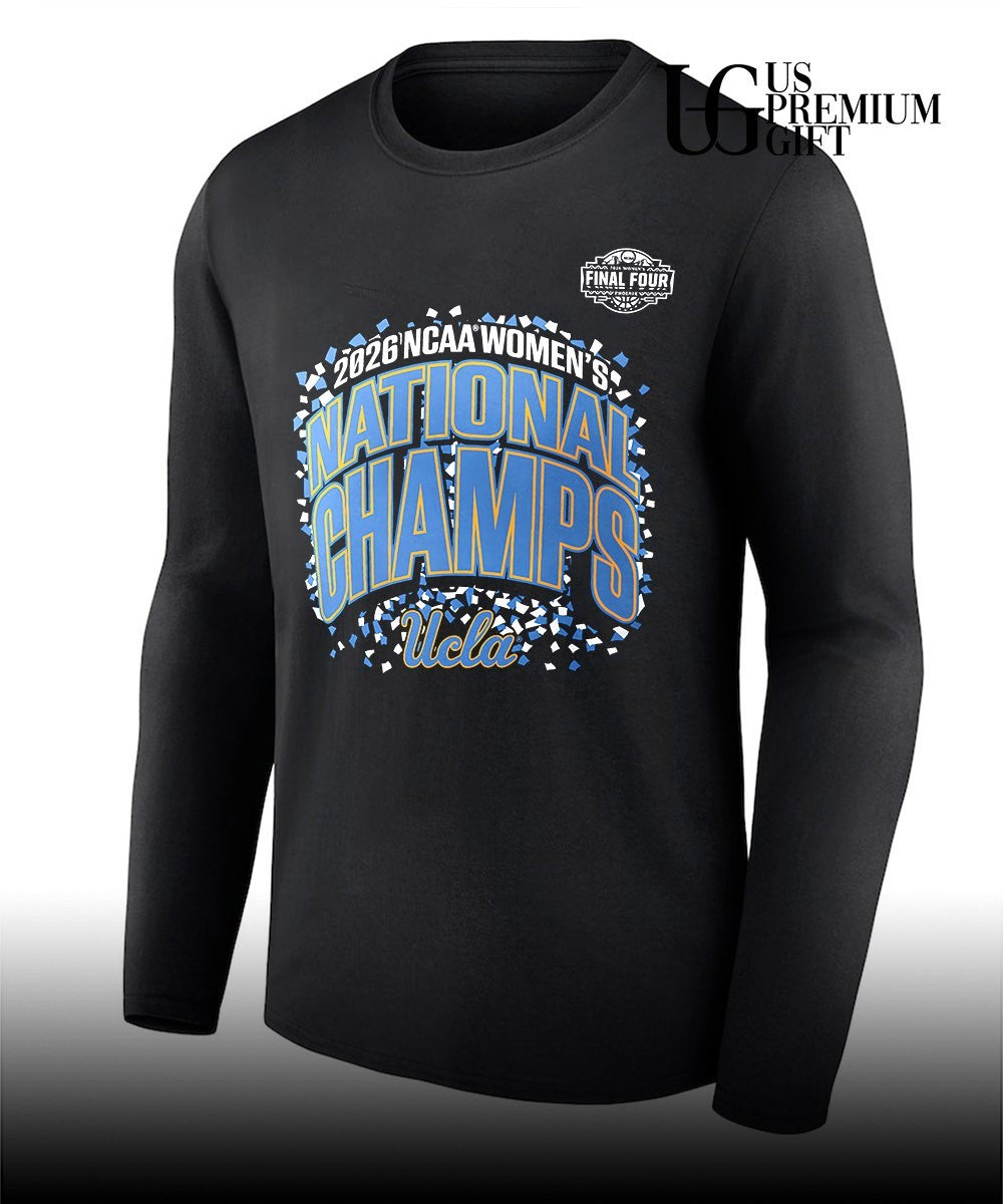 2026 NCAA Women’s UCLA Bruins Basketball National Champions confetti shirt