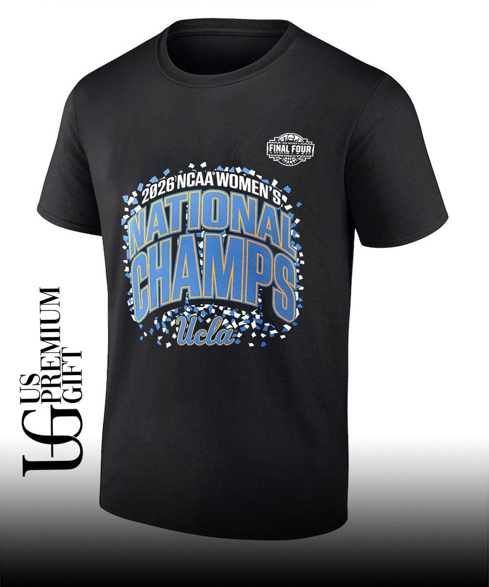 2026 NCAA Women’s UCLA Bruins Basketball National Champions confetti shirt