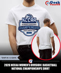 2026 NCCAA Women’s Division I Basketball National Championships shirt