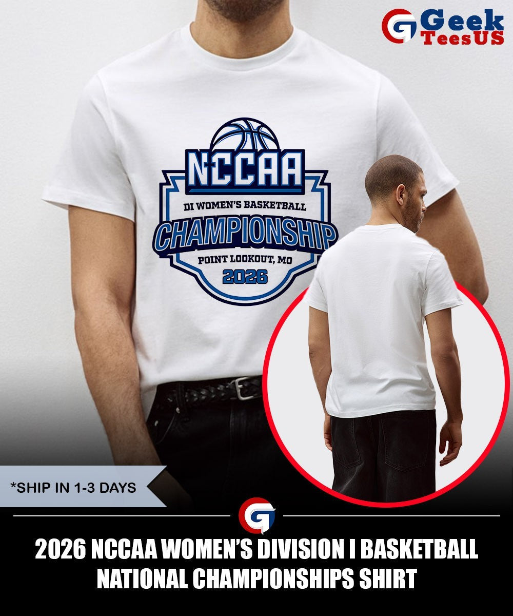 2026 NCCAA Women’s Division I Basketball National Championships shirt