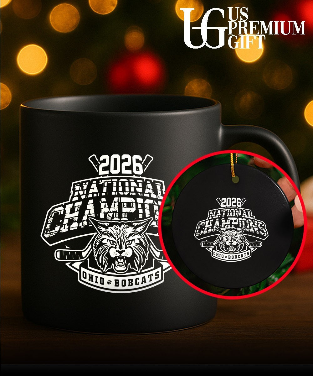 2026 National Champions Ohio Bobcats hockey shirt
